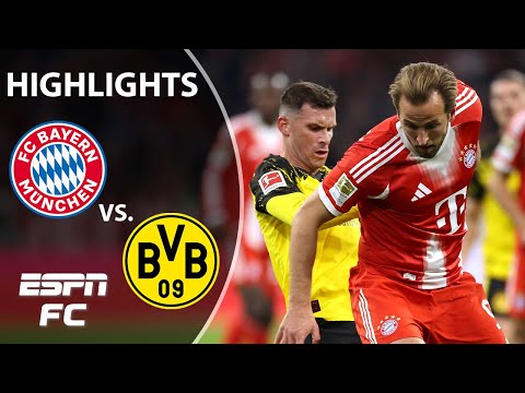 HARRY KANE SCORES 🚨 Bayern Munich vs. Borussia Dortmund | Bundesliga Highlights | ESPN FC