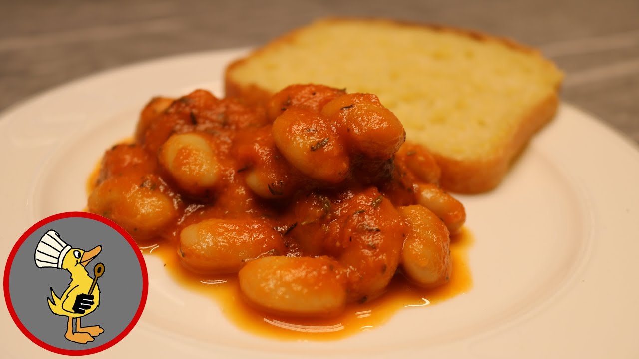 Gigantes Plaki griechische dicke weiße Bohnen in Tomatensoße selber ... Gigantes Plaki griechische dicke weiße Bohnen in Tomatensoße selber ...