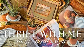 GOODWILL HOME DÉCOR THRIFT WITH ME 2024 | Shop with Me + Thrift Haul + Decorating Ideas