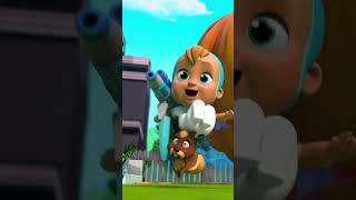 GIANT Pumpkin Chase! | ARPO The Robot SHORTS | Funny Kids Cartoons #shorts  #arpo #kidsvideos