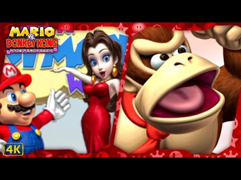 Mario vs. Donkey Kong: Minis March Again! ⁴ᴷ Full Playthrough 100% (All Gold Stars)