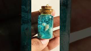 Ocean theme mini bottle art without resin | easy mini bottle art