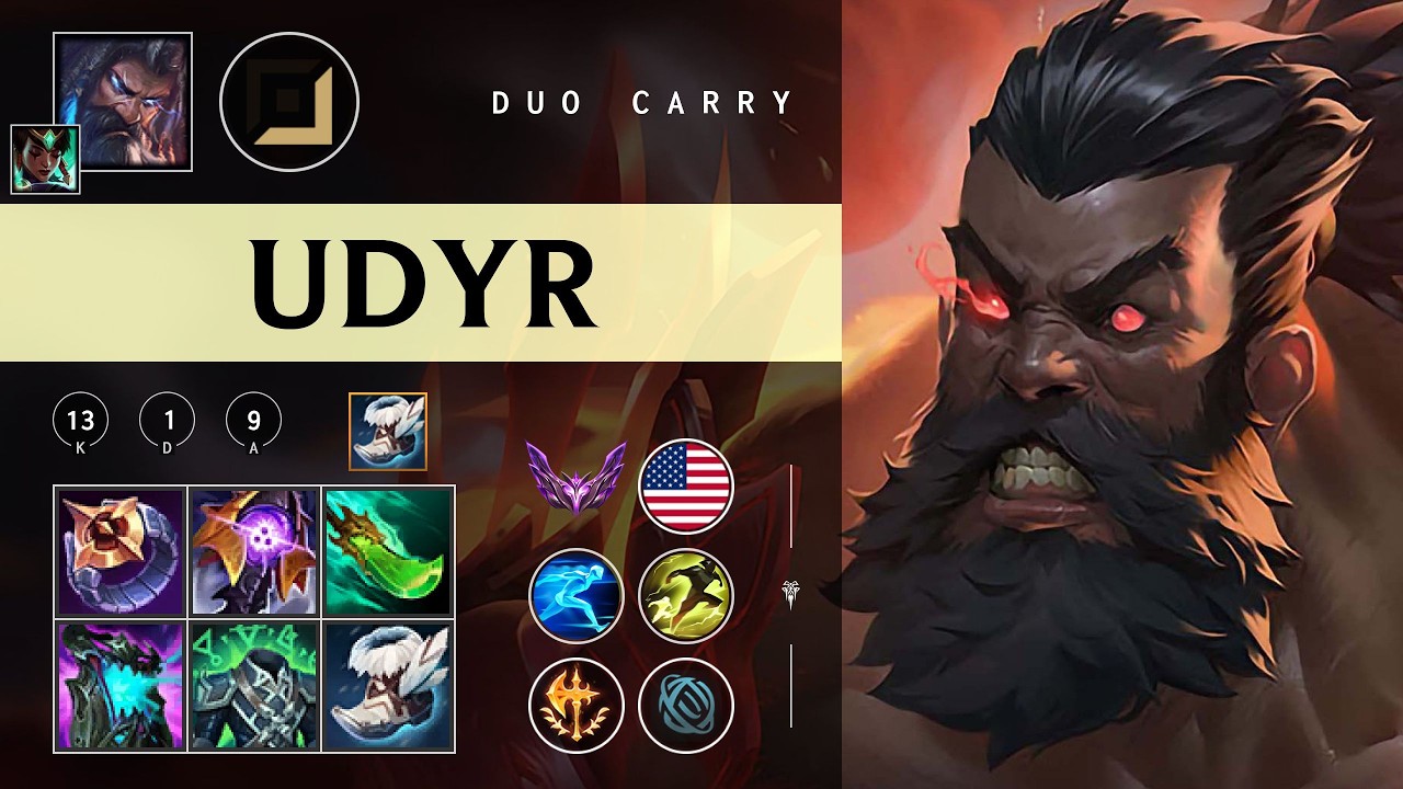 Udyr Carry vs Xerath - NA Master Patch 26.03