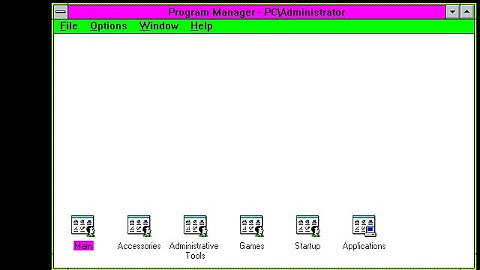 Windows NT 3.51 Color schemes - Fluorescent