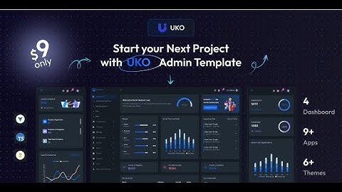 UKO - Vuejs 3 Admin dashboard Template