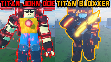Titan John Doe vs Titan bloxxer who’s better!? | noob experiment battlefront | roblox