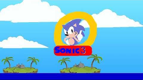 (Sticknodes pro animation) Sonic 3 Title Screen