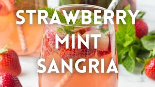 Strawberry Mint Sangria Recipe screenshot 4