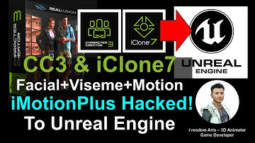 iClone & Character Creator 3 Facial + Viseme + Body iMotionPlus Hacked!!! to Unreal Engine 4 & 5