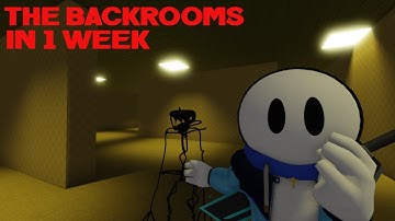 I Made A Realistic Roblox Backrooms Horror Game In 1 Week | Devlog 1