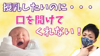 授乳時に口を大きく開けない赤ちゃんへの対応策 Youtube