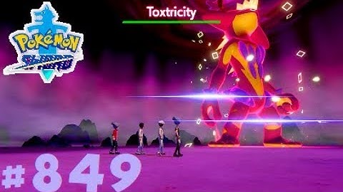 Pokemon Sword Shiny Dynamax Amped Toxtricity Raid & Catch