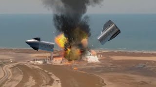 SpaceX Starship SN9 Epic Takeoff and Explosive Landing | Mayday Air Disasters(4K)