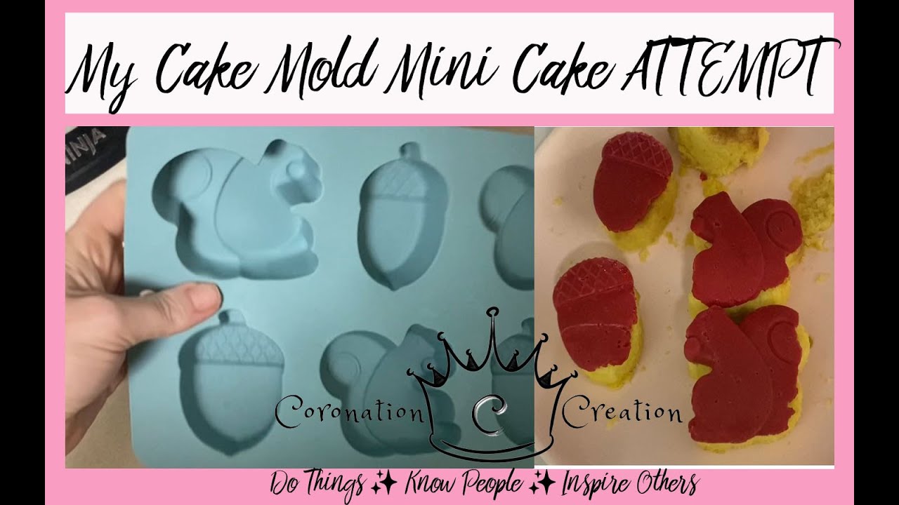 My Mini Cake Mold Attempt! Icing Mini Cakes * Making Mini Cakes YouTube