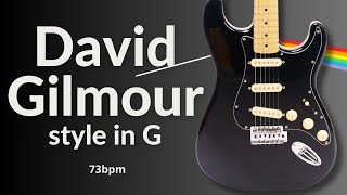 Heavily Emotional David Gilmour style Guitar Backing Track in G Major (remastered)