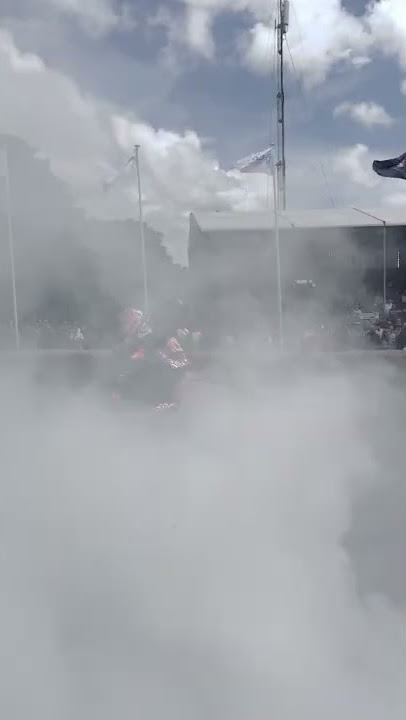 Dani Pedrosa's burnout at Goodwood!