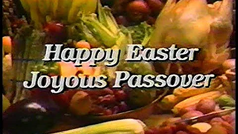 Waldbaums Commercial, Easter/Passover 1985