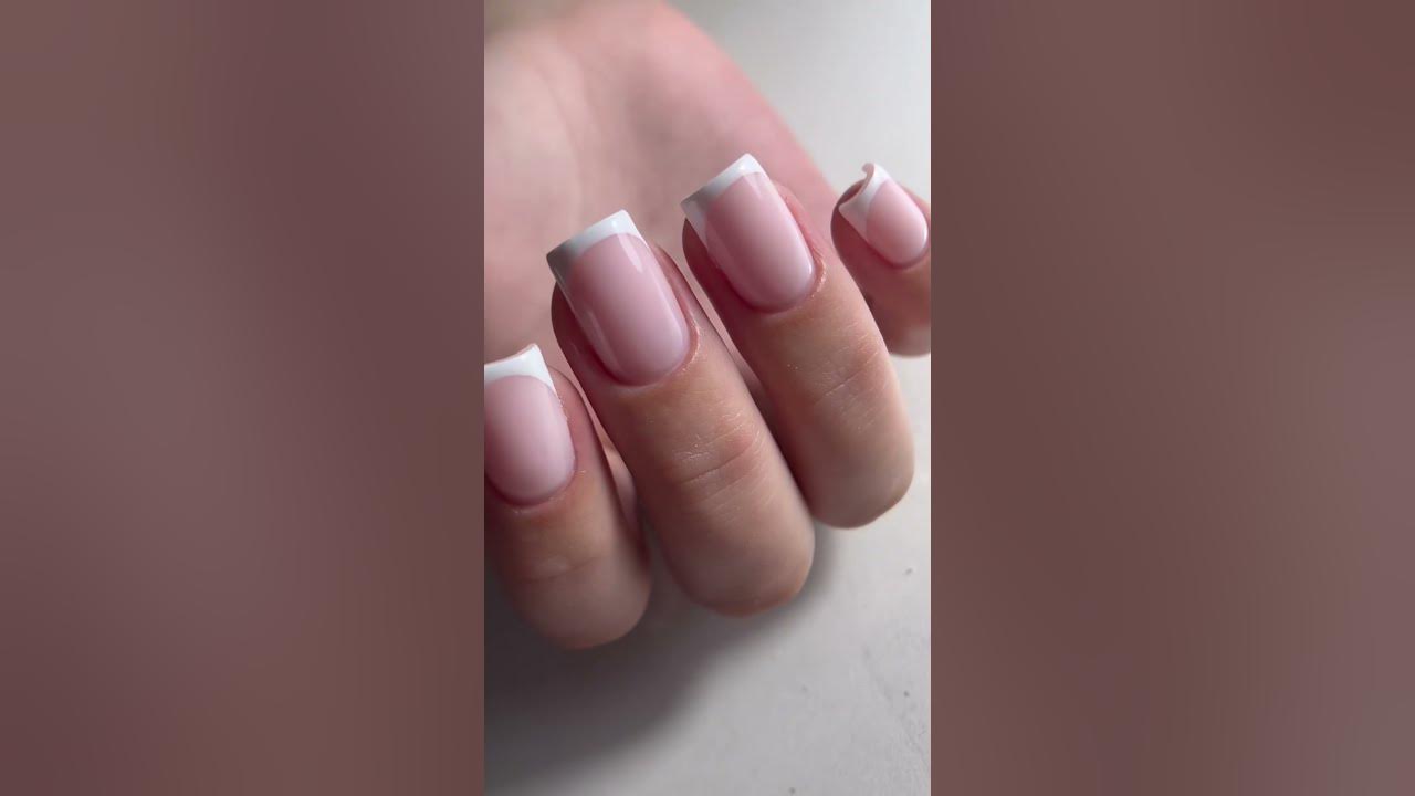 Процесс маникюра #френнч #ногти #nails - YouTube