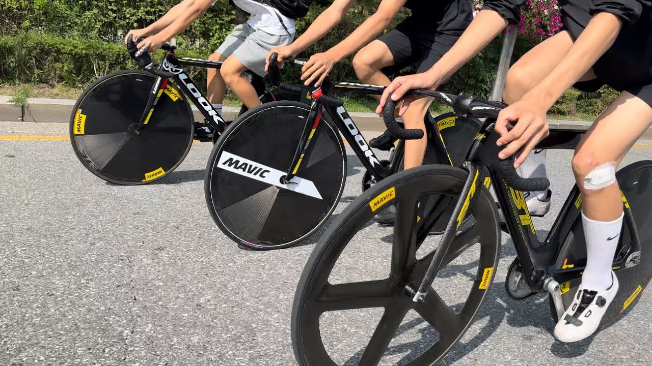 트랙차들 서울 대규모 라이딩 #픽시