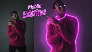 How To Create Glowing lines On Portrait image Using Pstouch | kkzarts screenshot 5