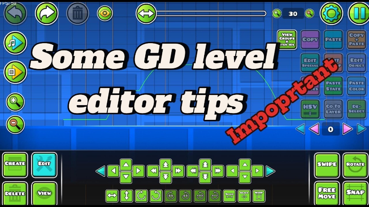 Some tips you should know about GD level editor. - YouTube