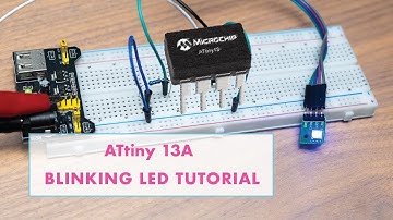 Blink an RGB LED with Microcontroller | Build a Blinking 5050 | Arduino | ATtiny13A | ATtiny85