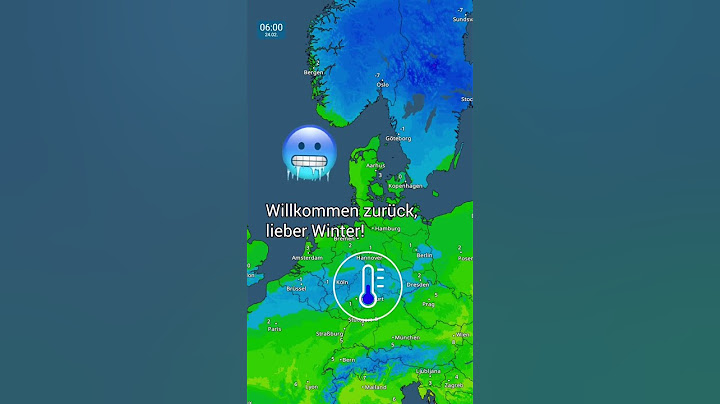 Richtung Wochenende wird es deutlich kälter. Im Flachland Schneefall möglich. #schnee #wetter #short