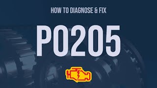 how to diagnose and fix p0205 engine code - obd ii trouble code explain