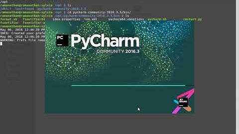 PyCharm 2016 Community Edition Installation in LinuxMint 18.3.