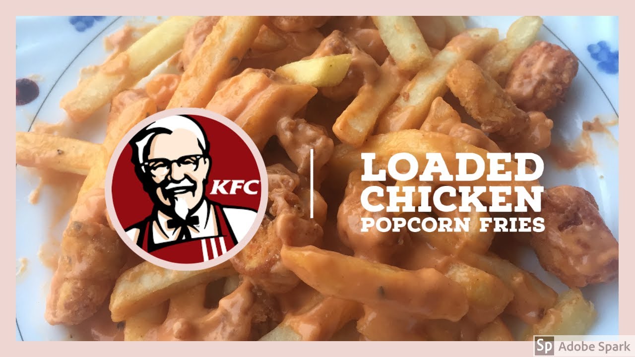 Recreating KFC Loaded Chicken Popcorn Fries at home! SomyMakes YouTube