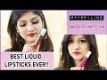 Maybelline SuperStay Matte Ink Review & Swatches  | Manasi Mau