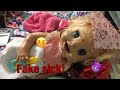 BABY ALIVE Danielle fakes sick! Baby alive videos