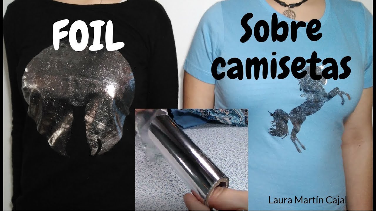 Aplicaciones de foil sobre camisetas