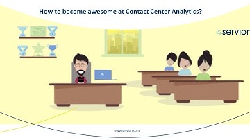 How to become awesome at Contact Center Analytics?  | Servion Global Solutions