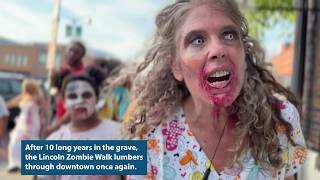 WATCH: Back from 10 years in the grave, the Lincoln Zombie Walk lumbers through town once again