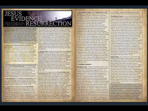 Evidence for the Resurrection of Jesus Christ - YouTube