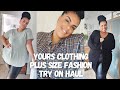 YOURS CLOTHING Plus Size Fashion Try On Haul/ UK Size 24 #plussize #tryonhaul #fashion