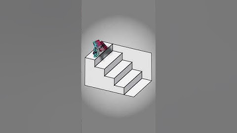 Stairs ILLUSION || Minecraft Animation || #shorts