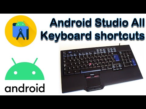 All keyboard shortcuts in Android Studio.