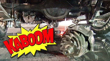 Differential EXPLODES at Drag Strip!