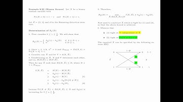 Chapter 8 Rate-Distortion Theory - Section 8.3 B Corollary 8.19