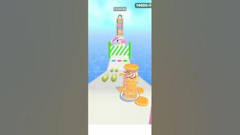 pancake Run 3D Level 93 🤗😀😘 Android, iOS | #shorts  #pancackeRun #gameplay #mobilegame