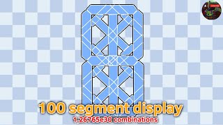 100 segment display concept