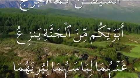 سورة الاعراف كاملة بصوت عذب وجميل للقارئ الشيخ سعد الغامدي