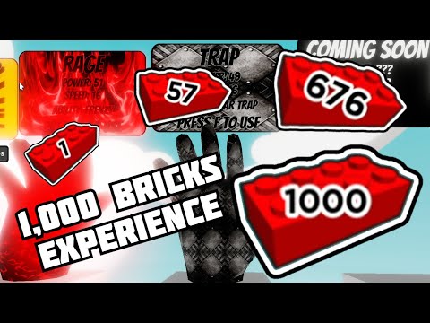 1,000 BRICKS experience [slap battles]