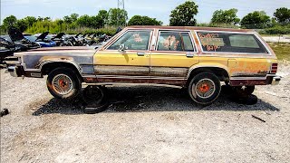 1987 Mercury Grand Marquis Colony Park Wagon Junkyard Find