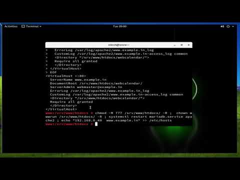 How To install WebCalendar on Opensuse Leap 42.3