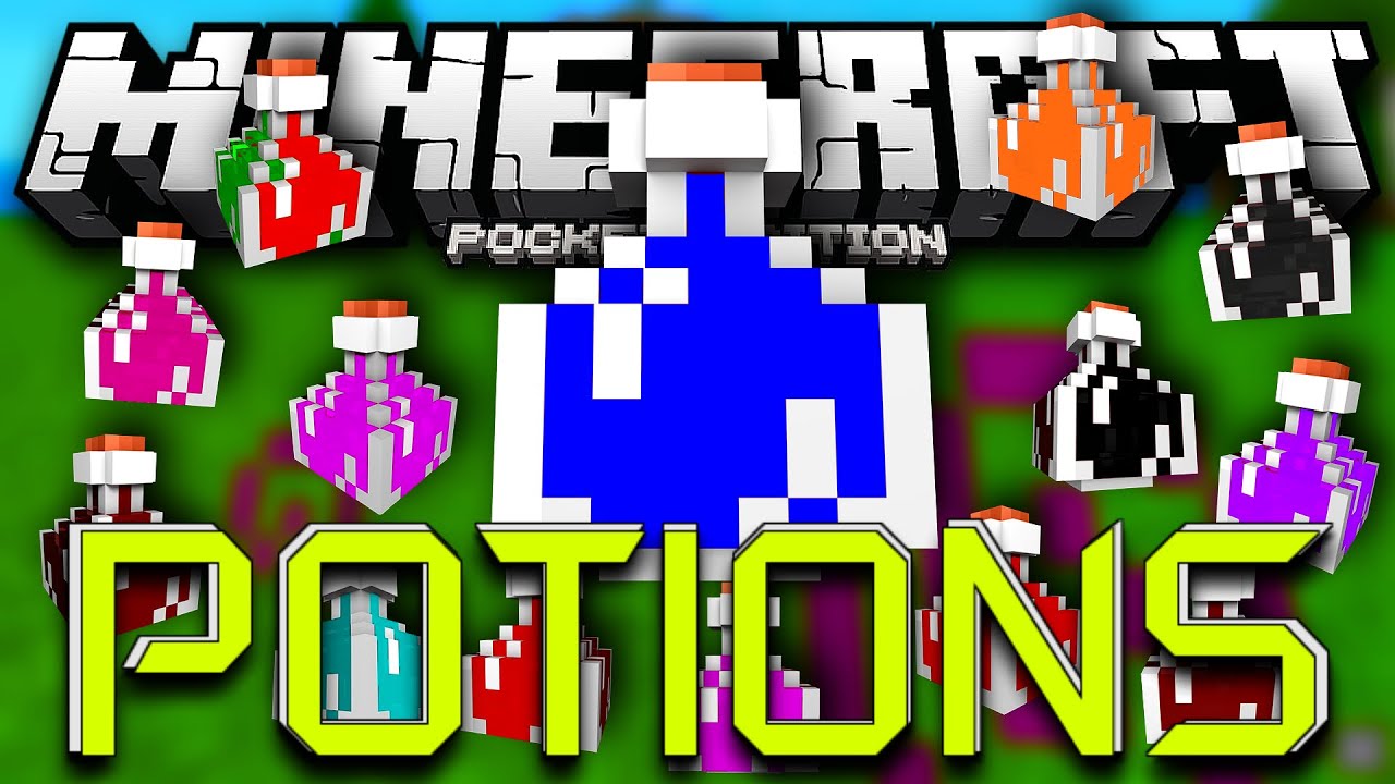 [0.11.1] POTIONS MOD!!! - Minecraft Pocket Edition - YouTube