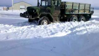 m35a2 snow drift
