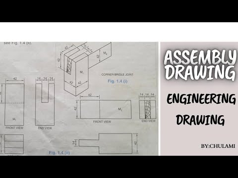 assembly drawing engineering - YouTube